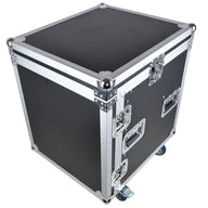 Citronic 12U 19" rack case with wheels