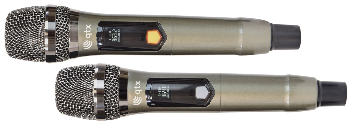 QTX J-MIC Dual UHF Handheld Microphone System - view 5
