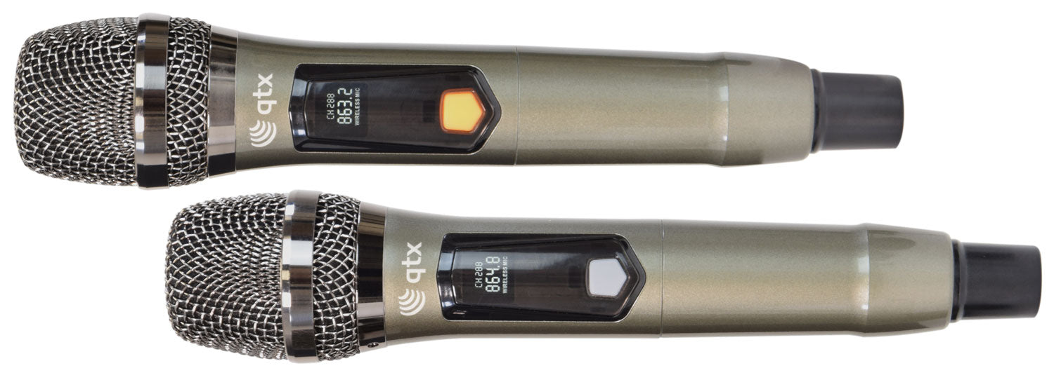 QTX J-MIC Dual UHF Handheld Microphone System - view 5