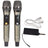 QTX J-MIC Dual UHF Handheld Microphone System