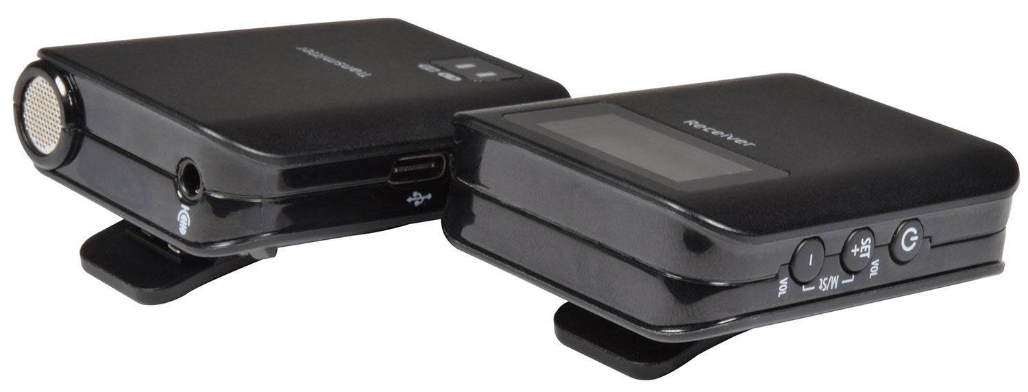 Citronic LM58 Wireless Clip Microphone Set 5.8GHz