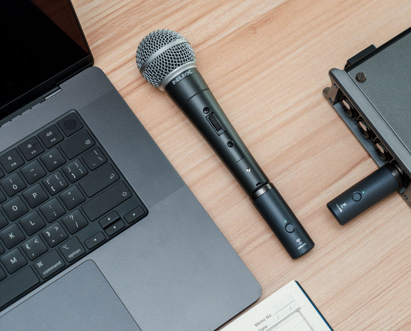 NU-X B-3RC Rechargeable Wireless XLR Mic System 2.4GHz - view 4