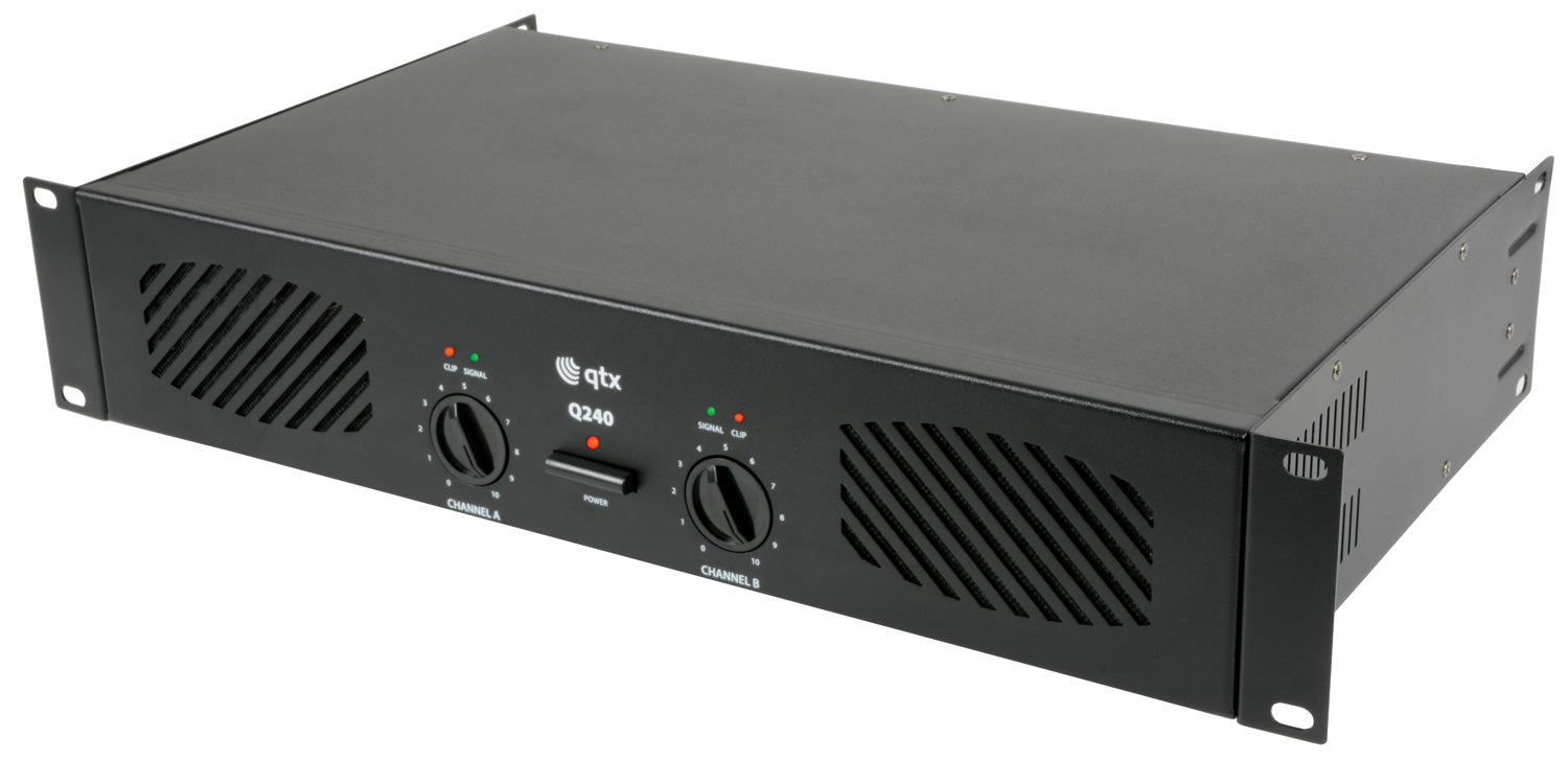 QTX Q240 power amplifier 2 x 120W - view 5