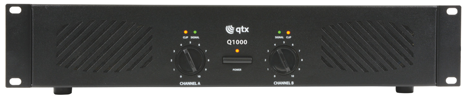 QTX Q1000 power amplifier 2 x 500W