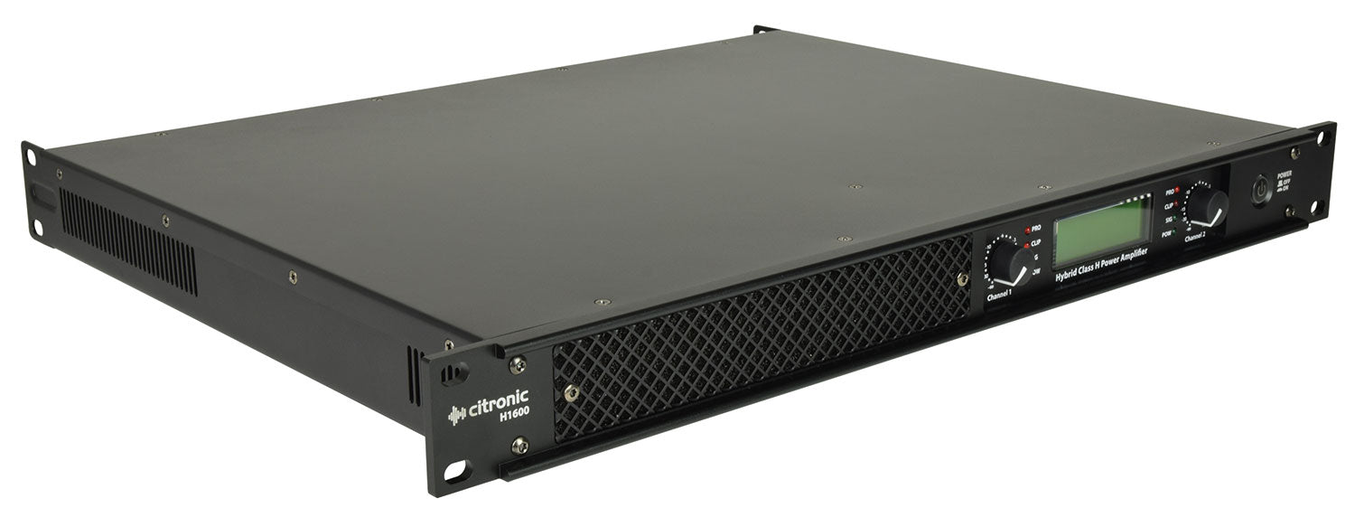 Citronic H1600 Hybrid Amp 2x650W @ 4ohm - view 4