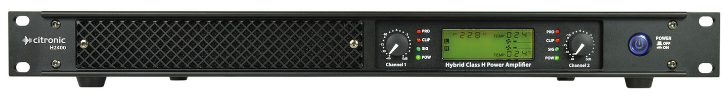 Citronic H2400 Hybrid Amp 2x900W @ 4ohm