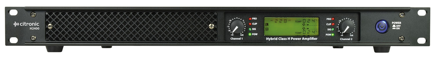 Citronic H2400 Hybrid Amp 2x900W @ 4ohm