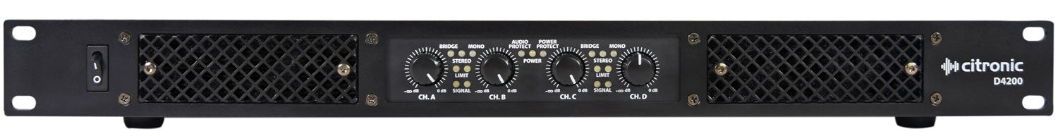 Citronic D4200 Quad Amplifier 4 x 200Wrms