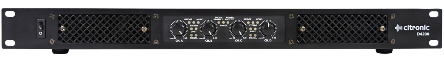 Citronic D4200 Quad Amplifier 4 x 200Wrms