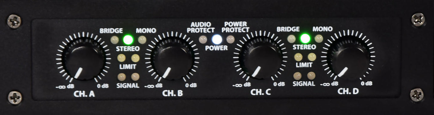 Citronic D4200 Quad Amplifier 4 x 200Wrms - view 2