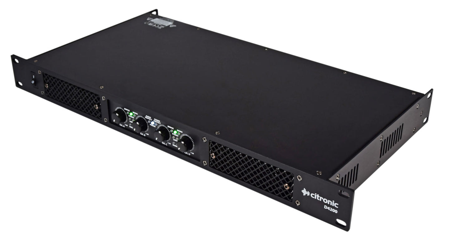 Citronic D4200 Quad Amplifier 4 x 200Wrms - view 3