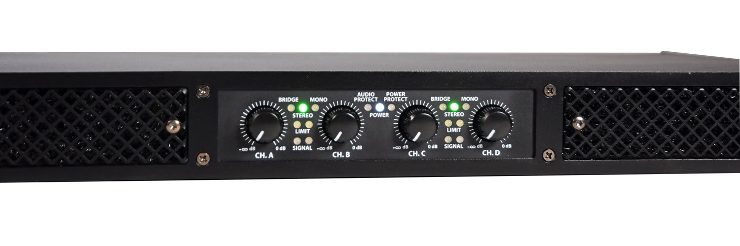 Citronic D4350 Quad Amplifier 4 x 350Wrms - view 6