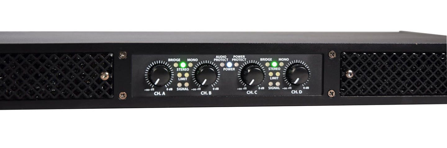 Citronic D4350 Quad Amplifier 4 x 350Wrms - view 6