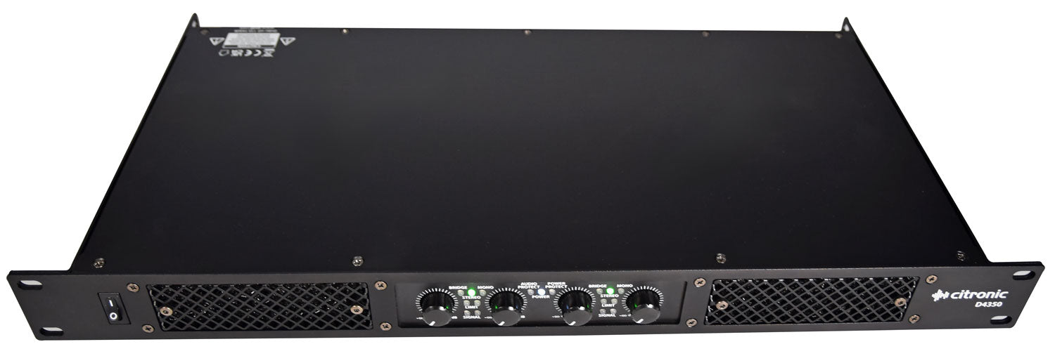 Citronic D4350 Quad Amplifier 4 x 350Wrms - view 7