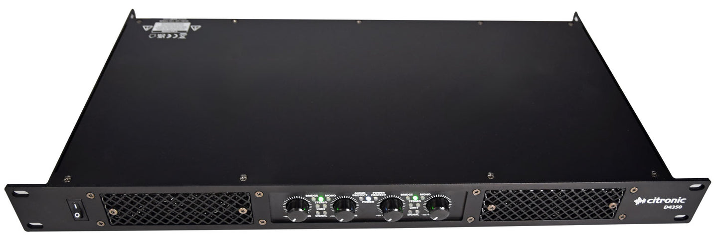 Citronic D4350 Quad Amplifier 4 x 350Wrms - view 7
