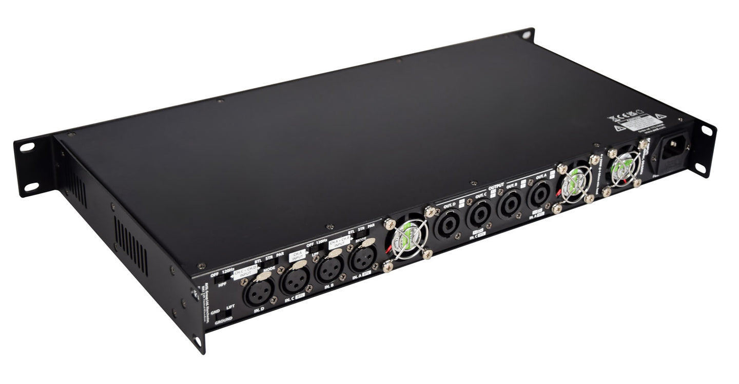 Citronic D4350 Quad Amplifier 4 x 350Wrms - view 5