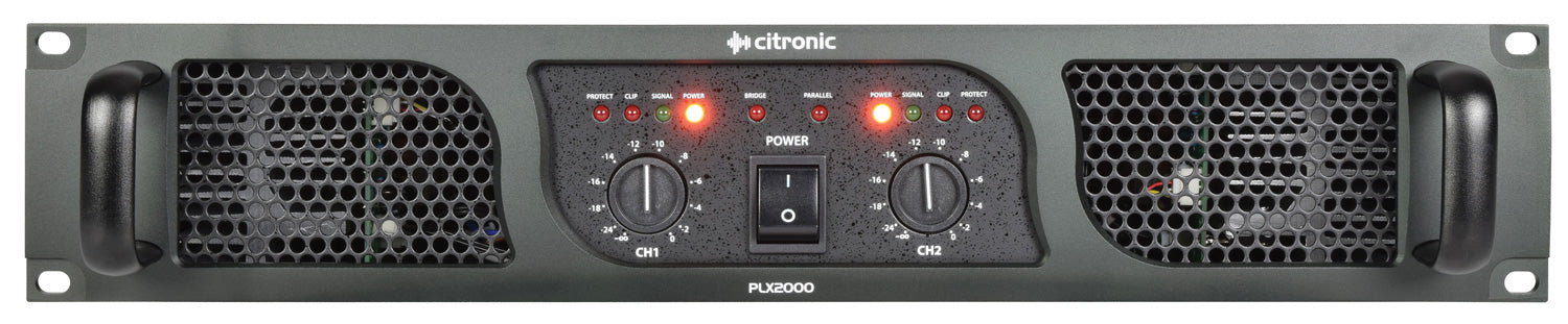 Citronic PLX2000 power amplifier, 2 x 700W @ 4 Ohms