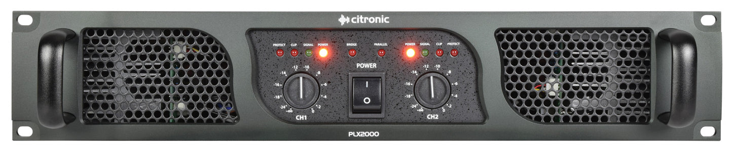 Citronic PLX2000 power amplifier, 2 x 700W @ 4 Ohms