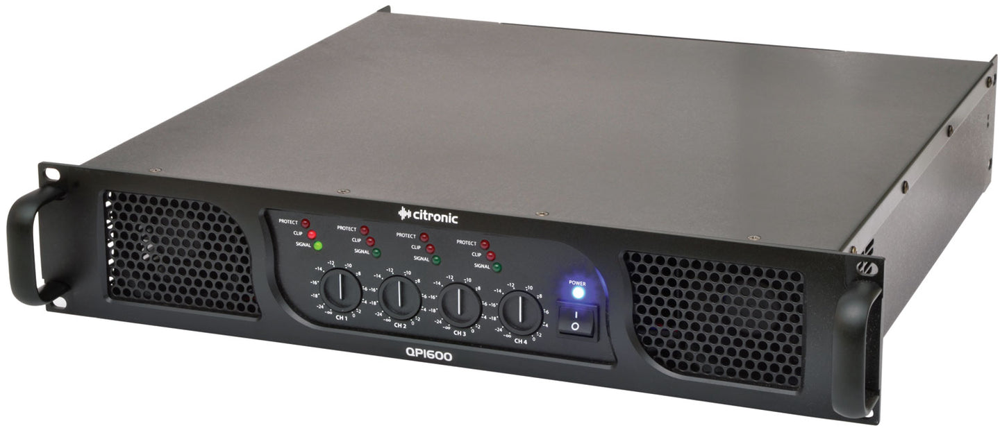Citronic QP1600 quad power amp 4 x 400W - view 2