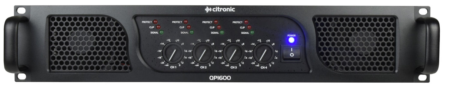 Citronic QP1600 quad power amp 4 x 400W