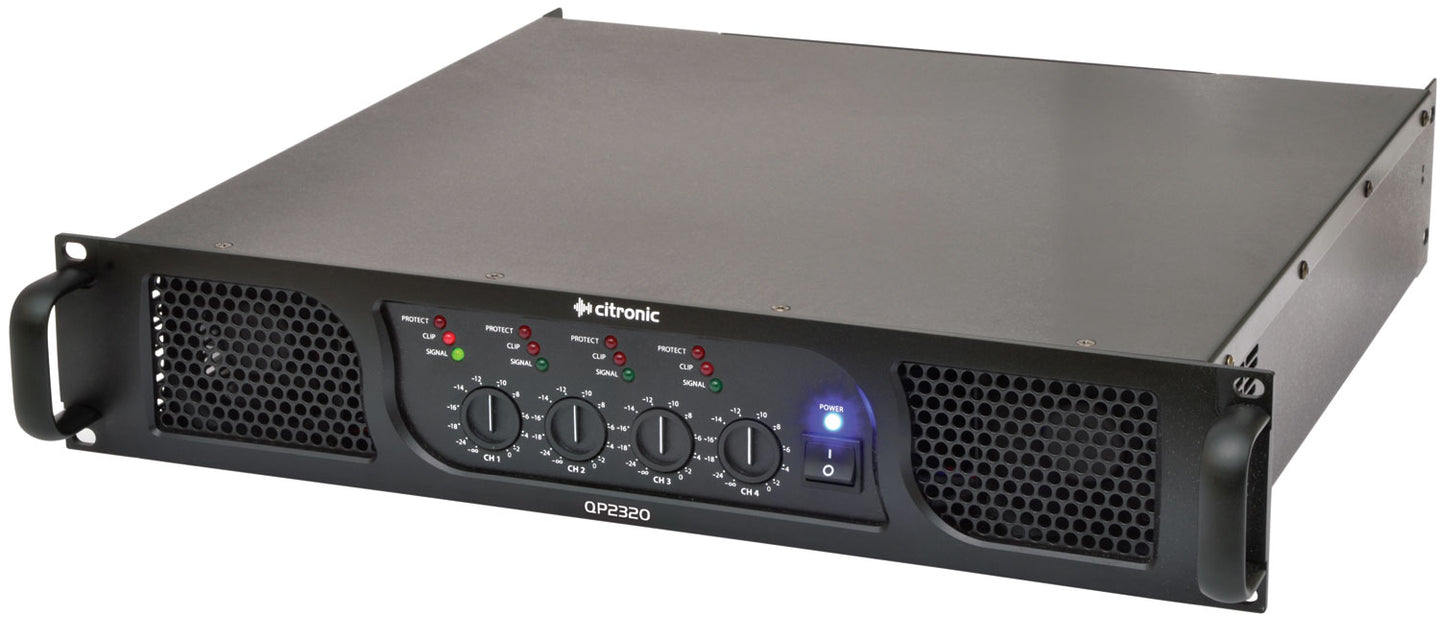 Citronic QP2320 quad power amp 4 x 580W - view 3