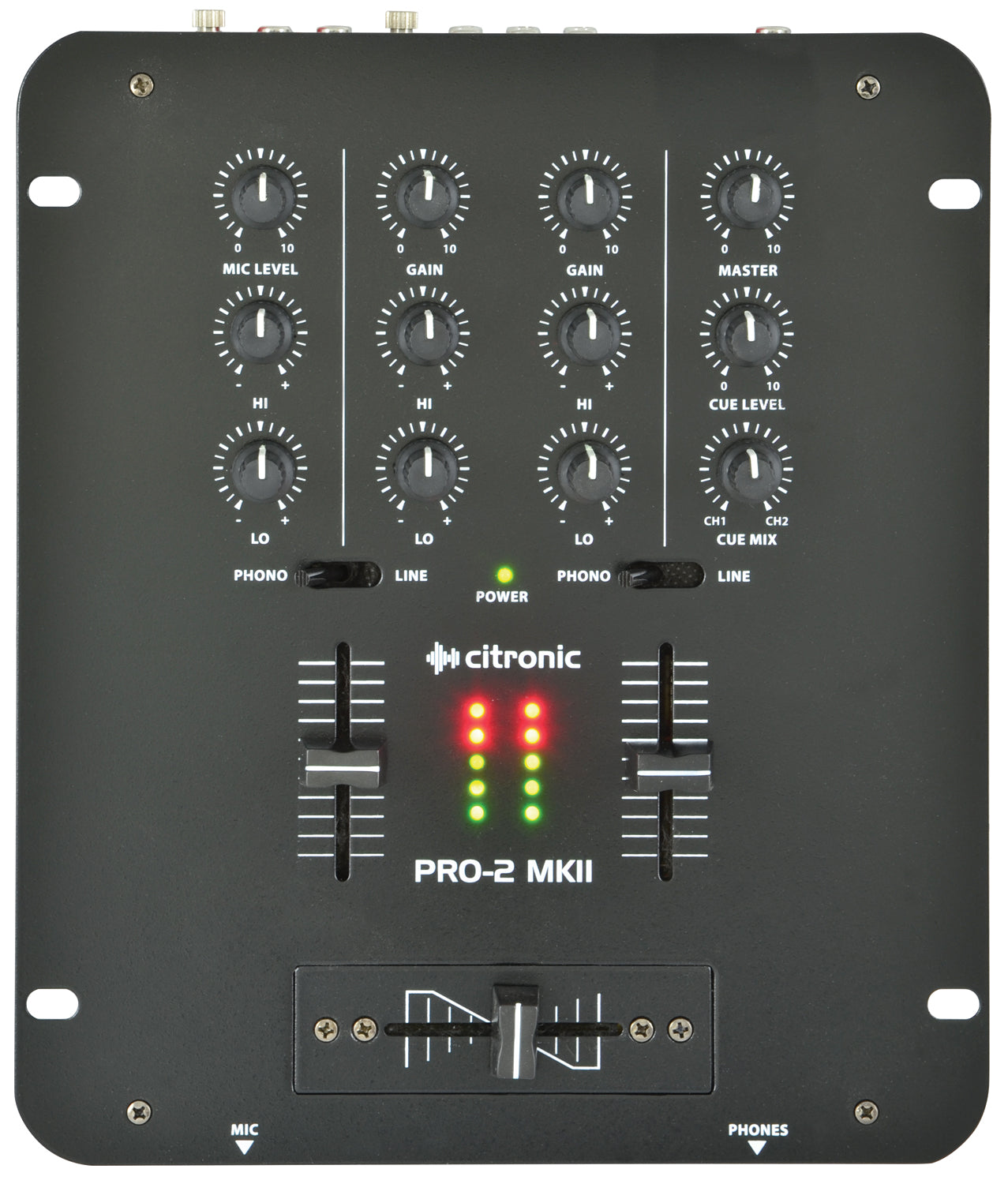 Citronic Pro-2 MKII DJ Mixer 2-Channel