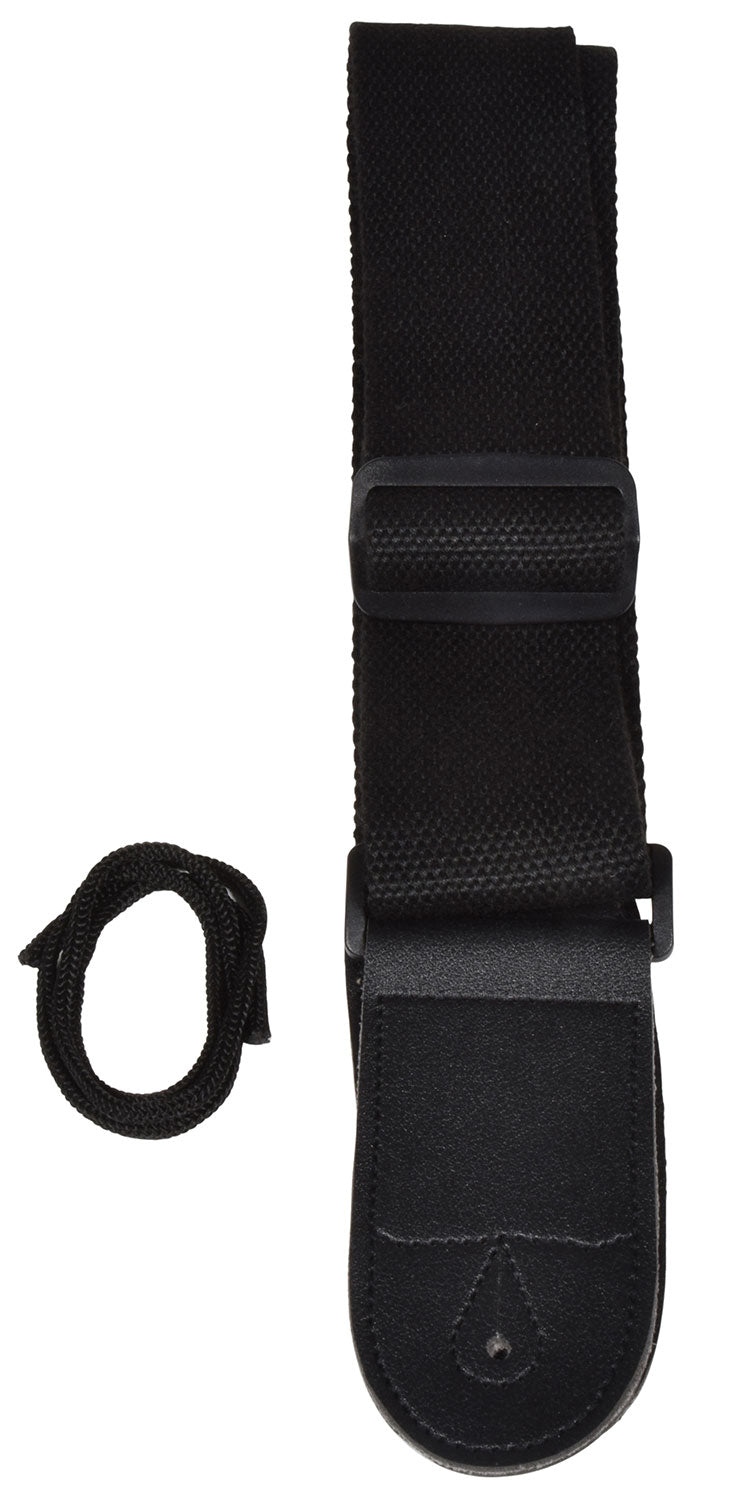 Chord Guitar Strap Coarse Weave Black - view 2