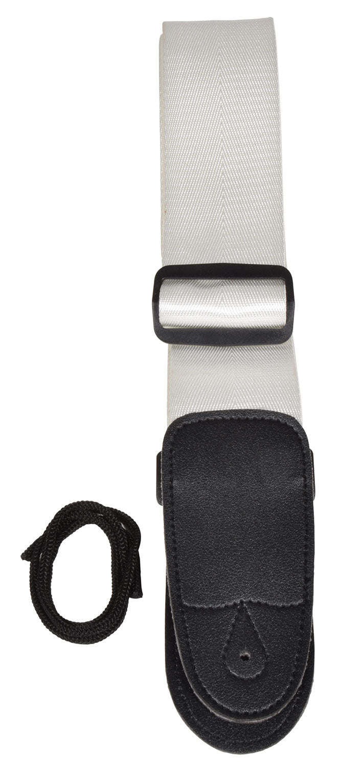 Chord Guitar Strap Webbing White - view 2