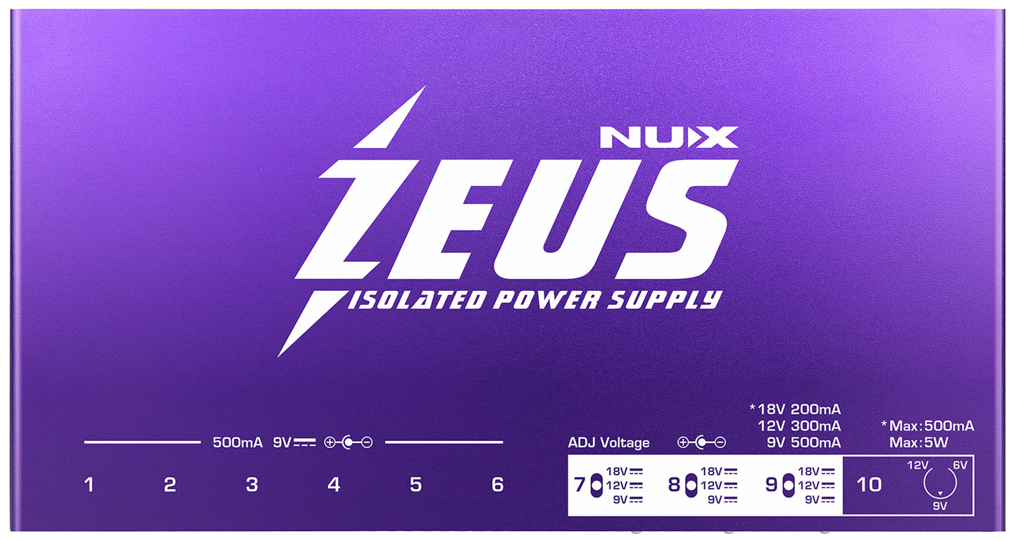 NU-X Zeus Guitar Pedal Power Supply - view 9