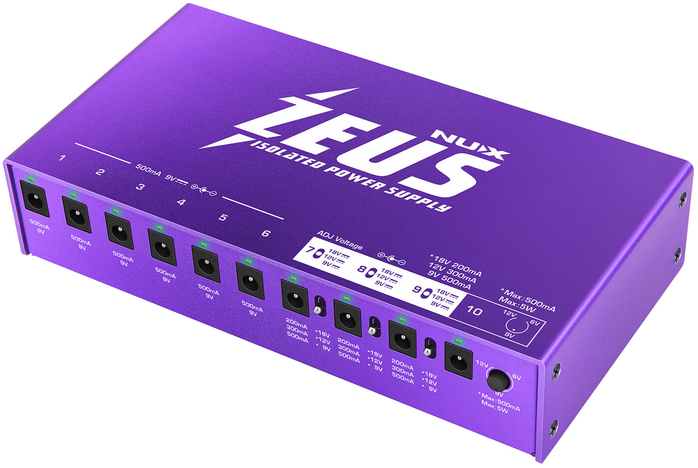 NU-X Zeus Guitar Pedal Power Supply - view 5