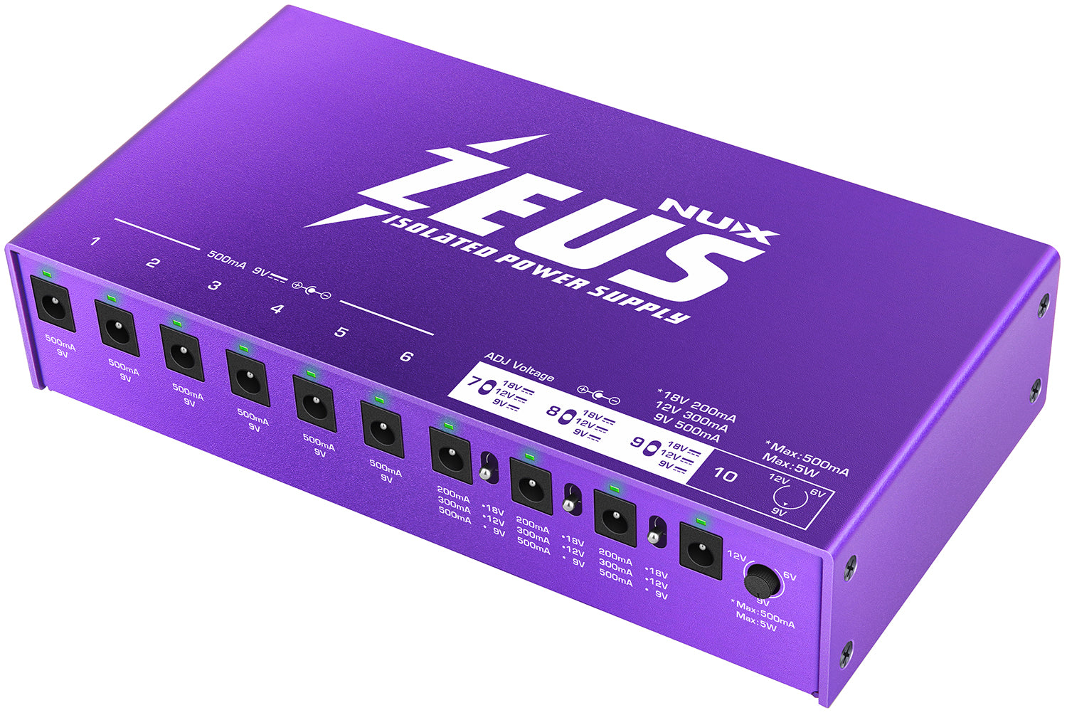 NU-X Zeus Guitar Pedal Power Supply - view 5