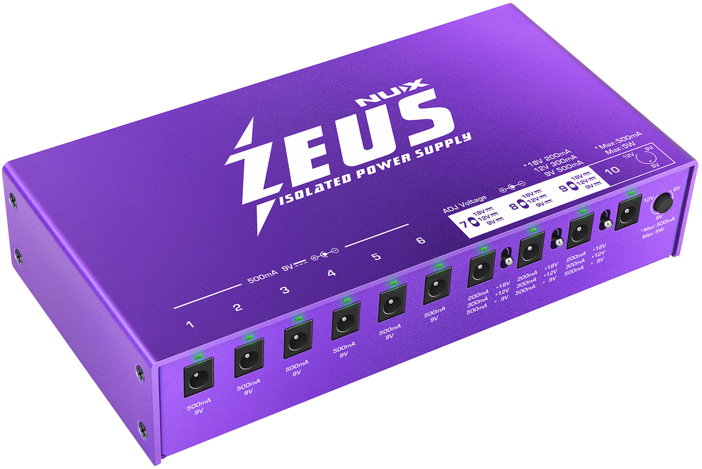 NU-X Zeus Guitar Pedal Power Supply - view 2