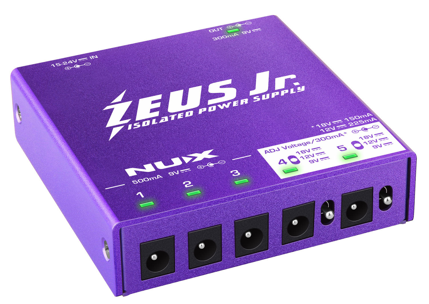 NU-X Zeus Jr. Guitar Pedal Power Supply - view 4