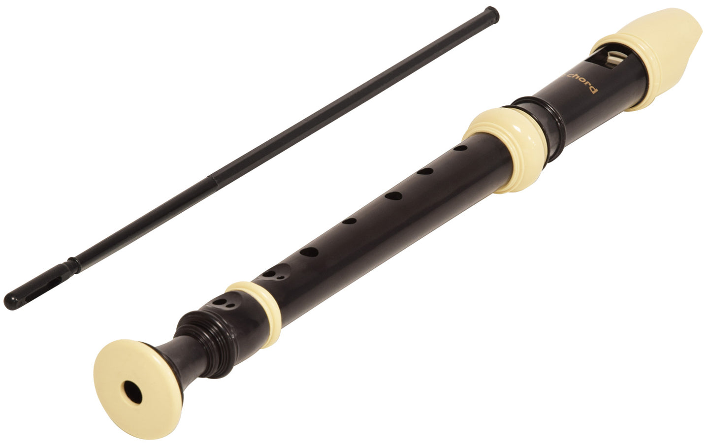 Chord Descant Baroque recorder - black & cream - view 2