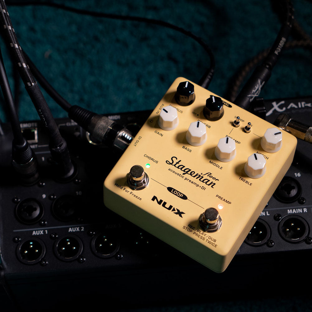 NU-X Stageman Floor Acoustic Preamp DI Pedal - view 4