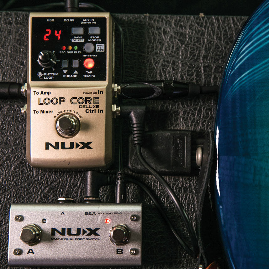 NU-X Loop Core Deluxe 24-bit Looper Pedal Bundle - view 6