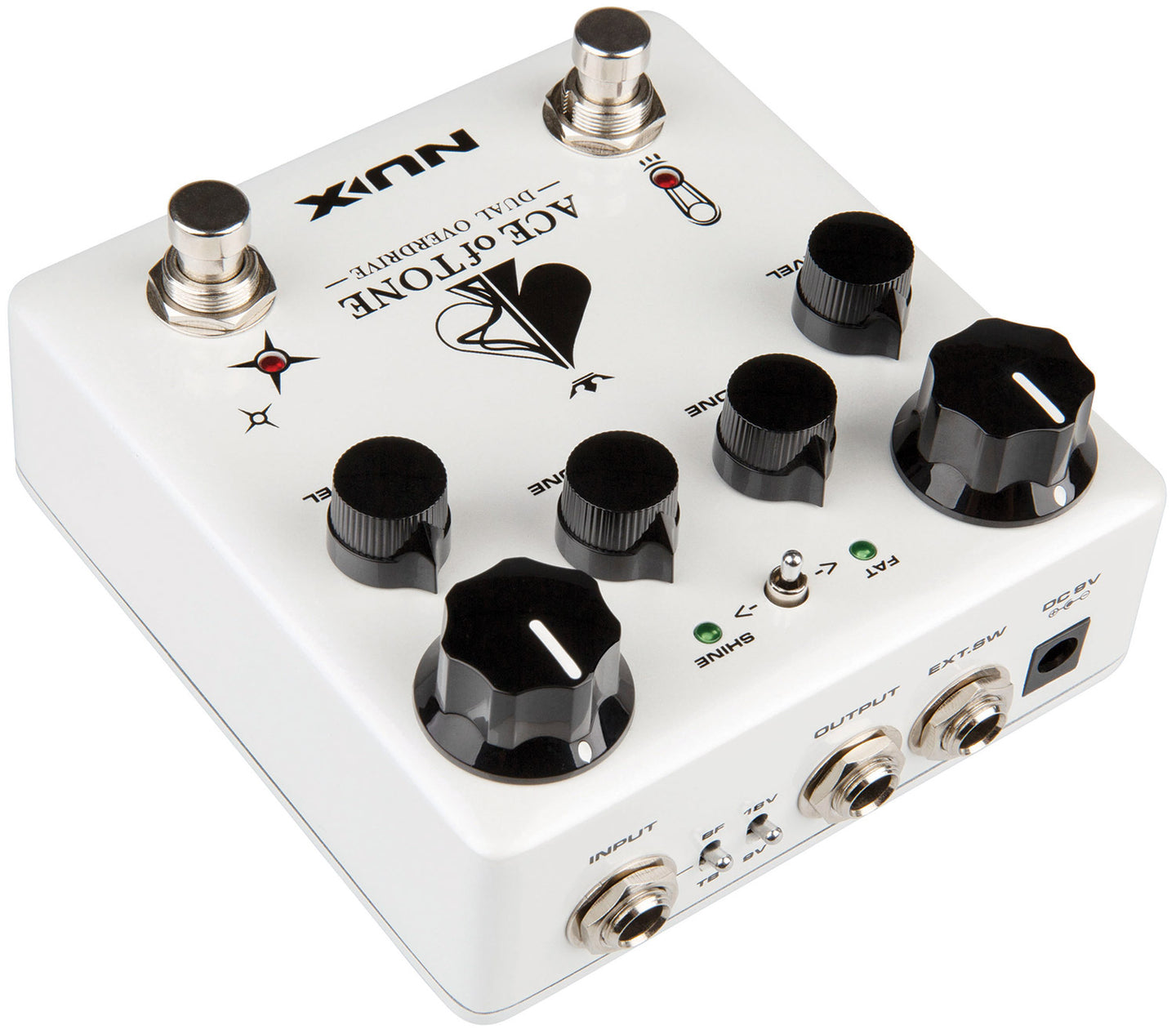 NU-X Ace of Tone Dual Overdrive Pedal - view 5