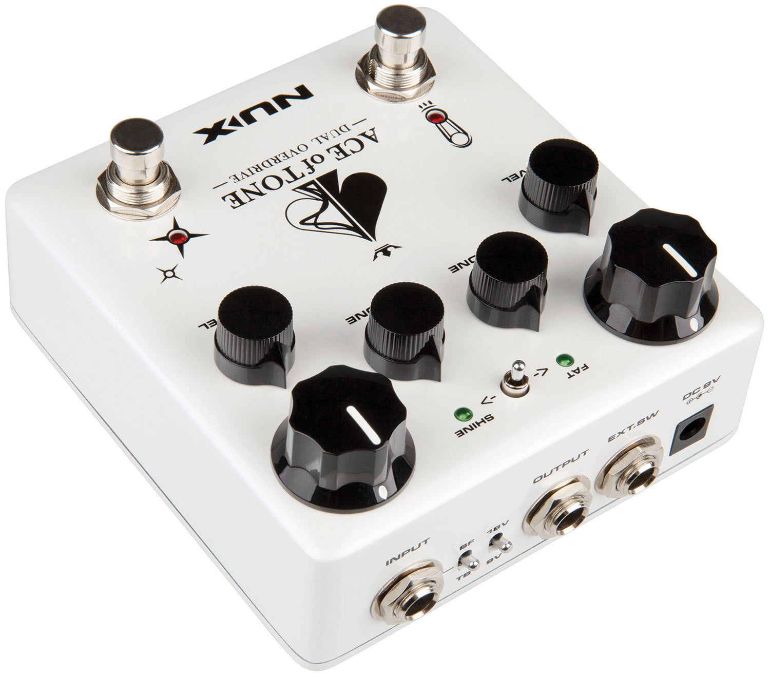 NU-X Ace of Tone Dual Overdrive Pedal - view 5
