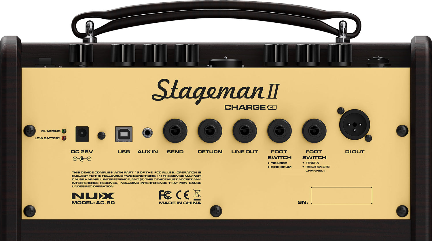 NU-X Stageman II AC-80 Acoustic Amplifier - view 8