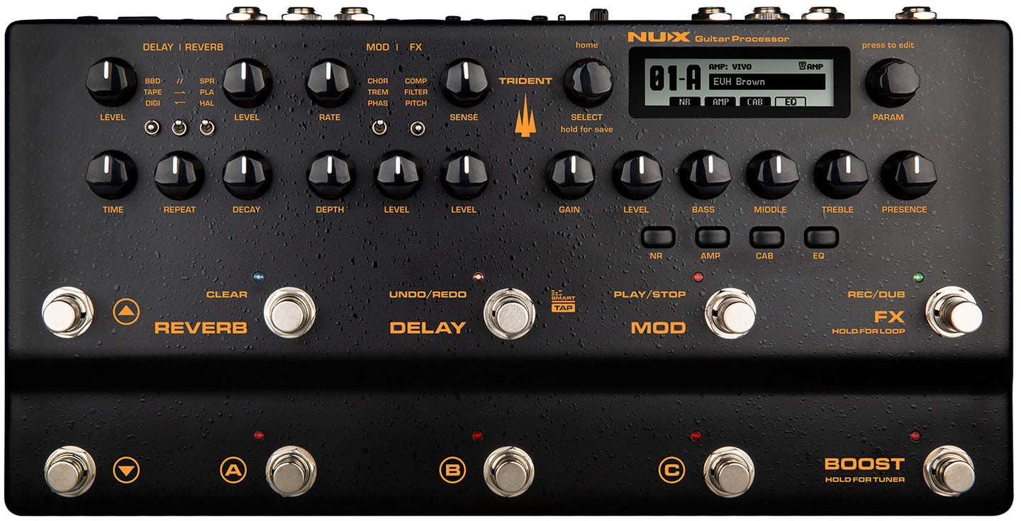 NU-X Trident Amp Simulator & Multi-FX Pedal
