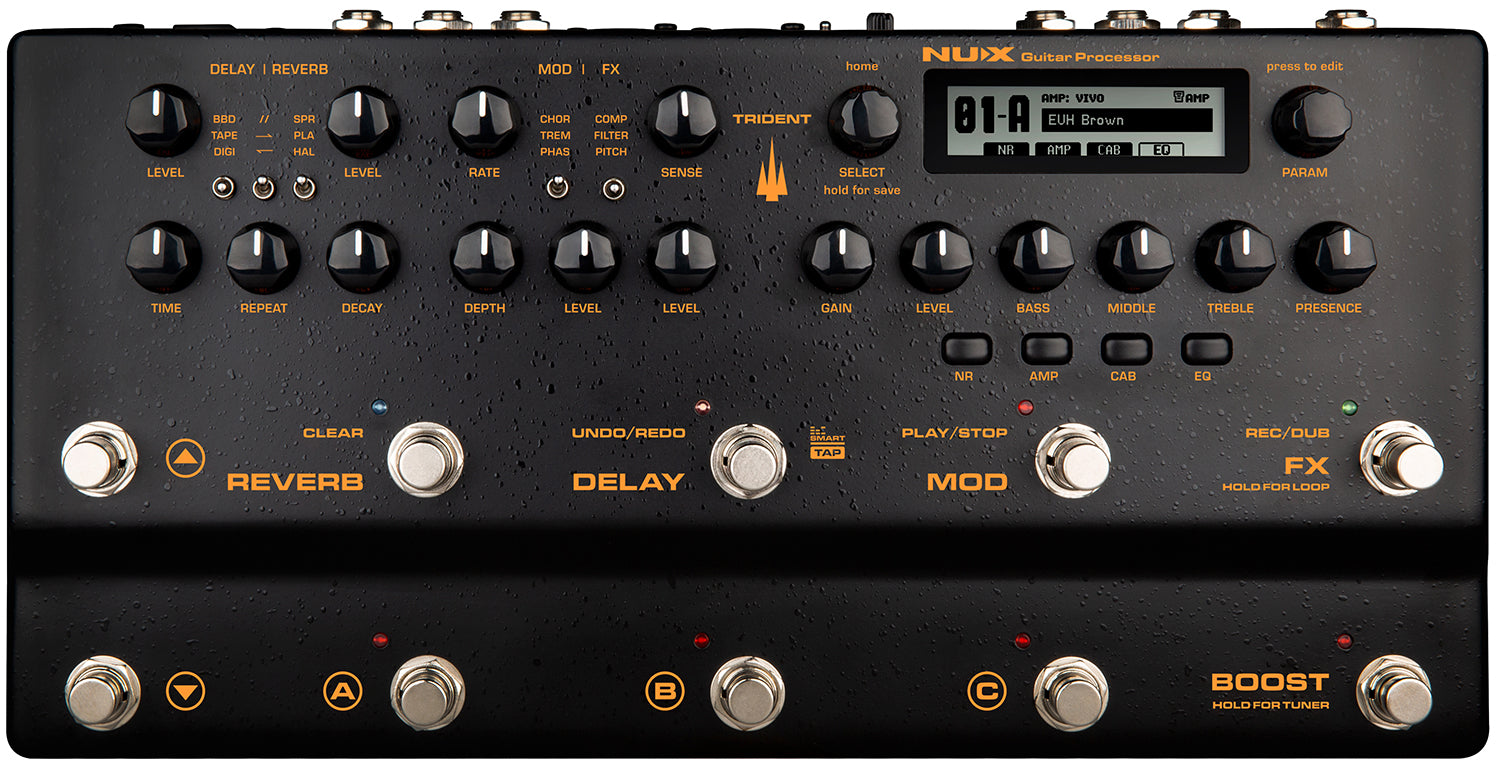 NU-X Trident Amp Simulator & Multi-FX Pedal