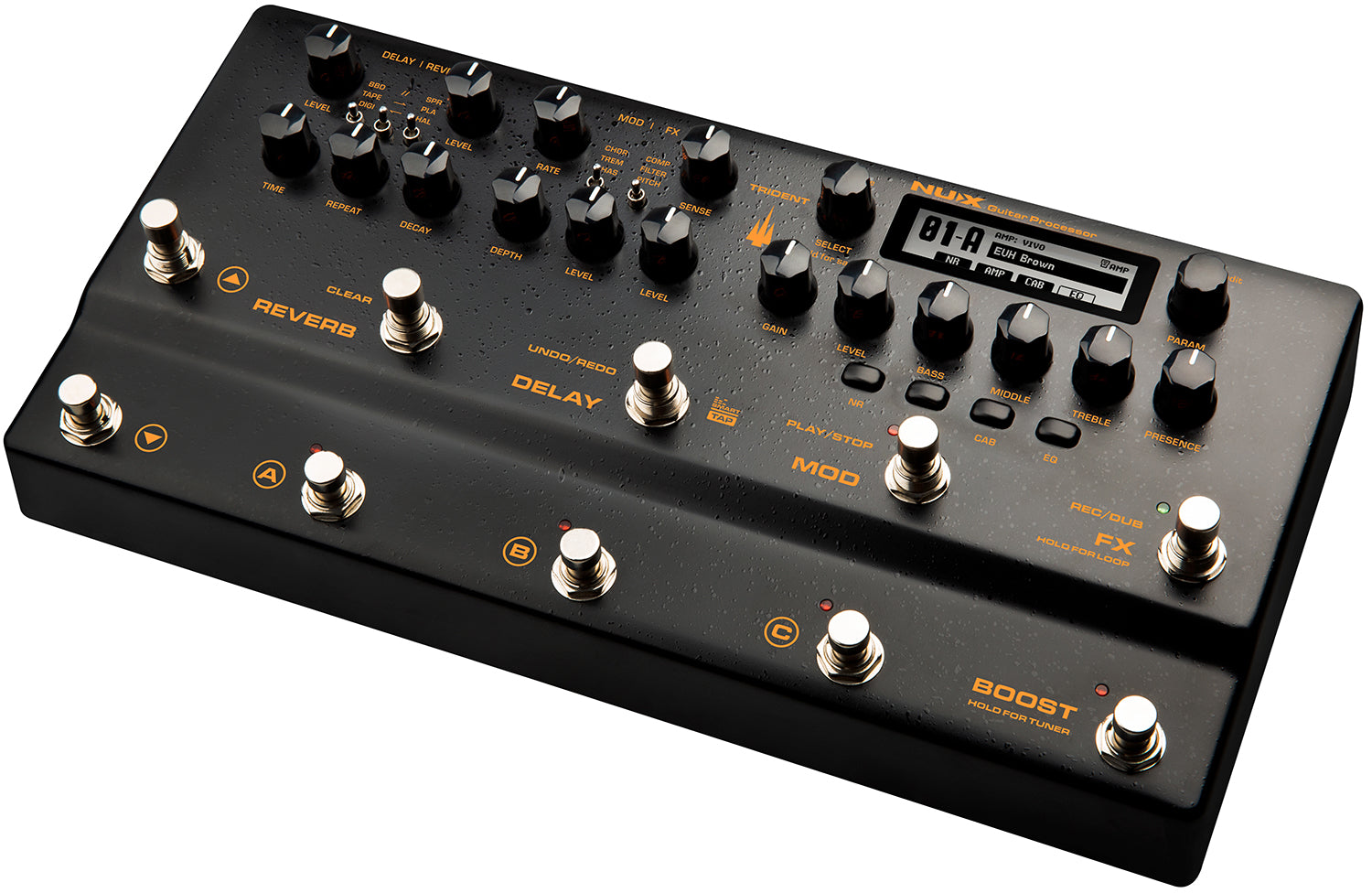 NU-X Trident Amp Simulator & Multi-FX Pedal - view 8