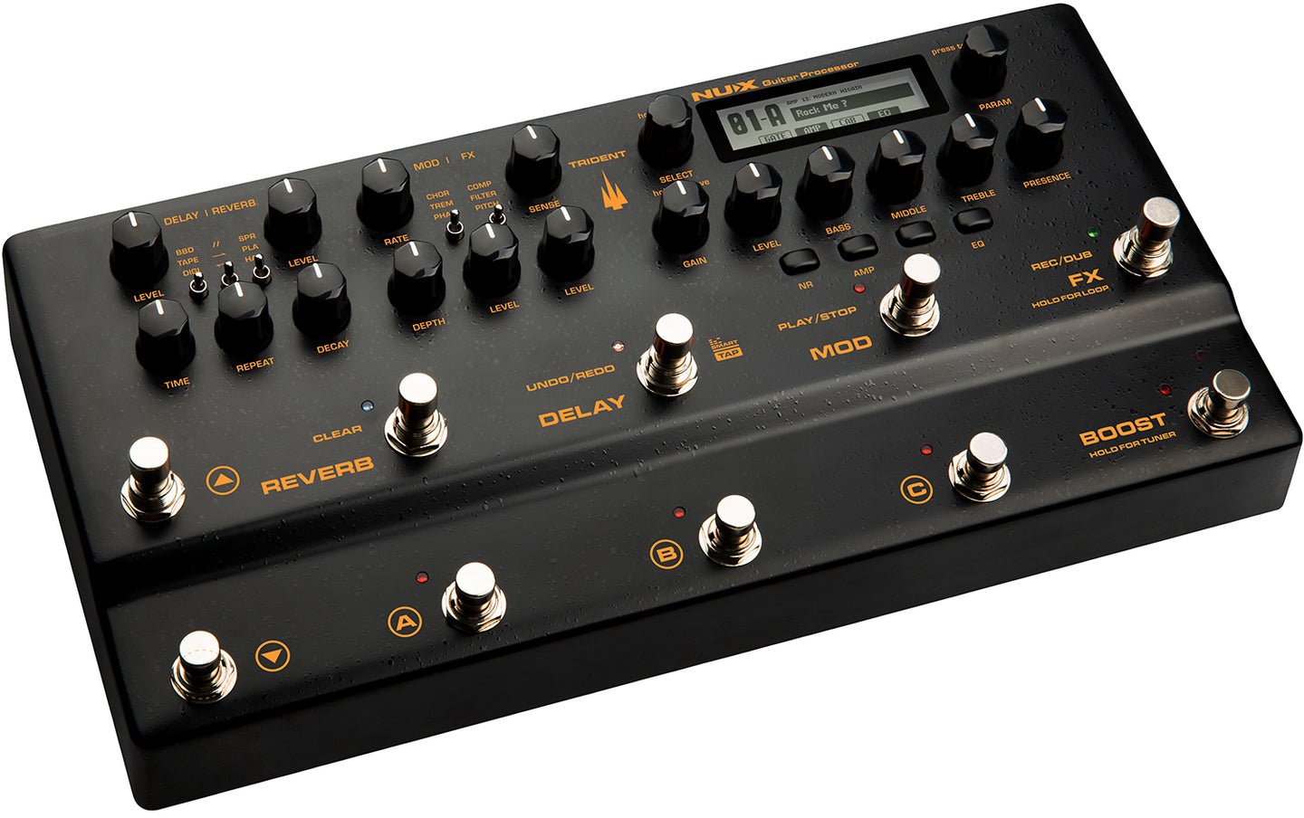 NU-X Trident Amp Simulator & Multi-FX Pedal - view 5