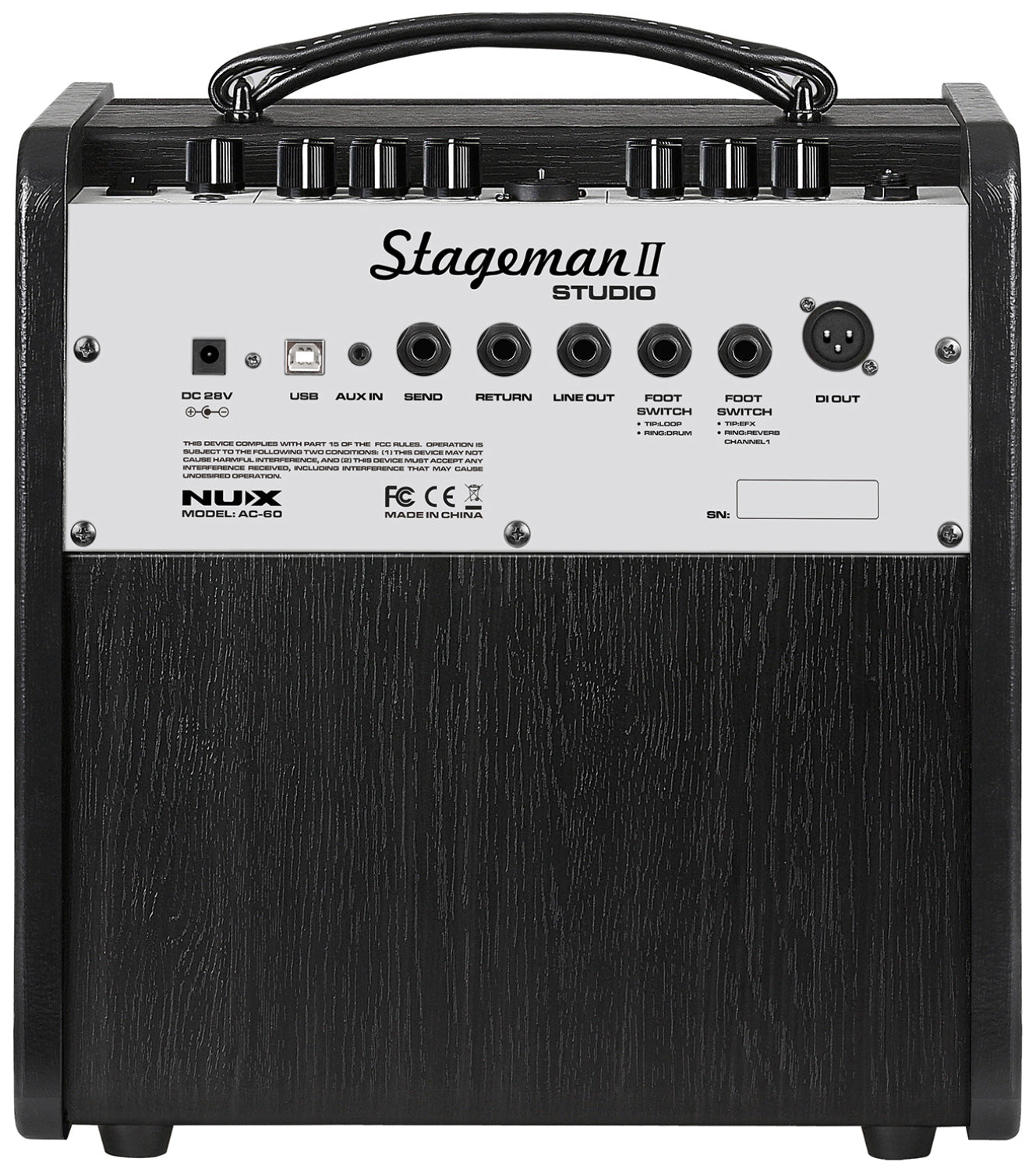 NU-X Stageman II AC-60 Acoustic Amplifier - view 4
