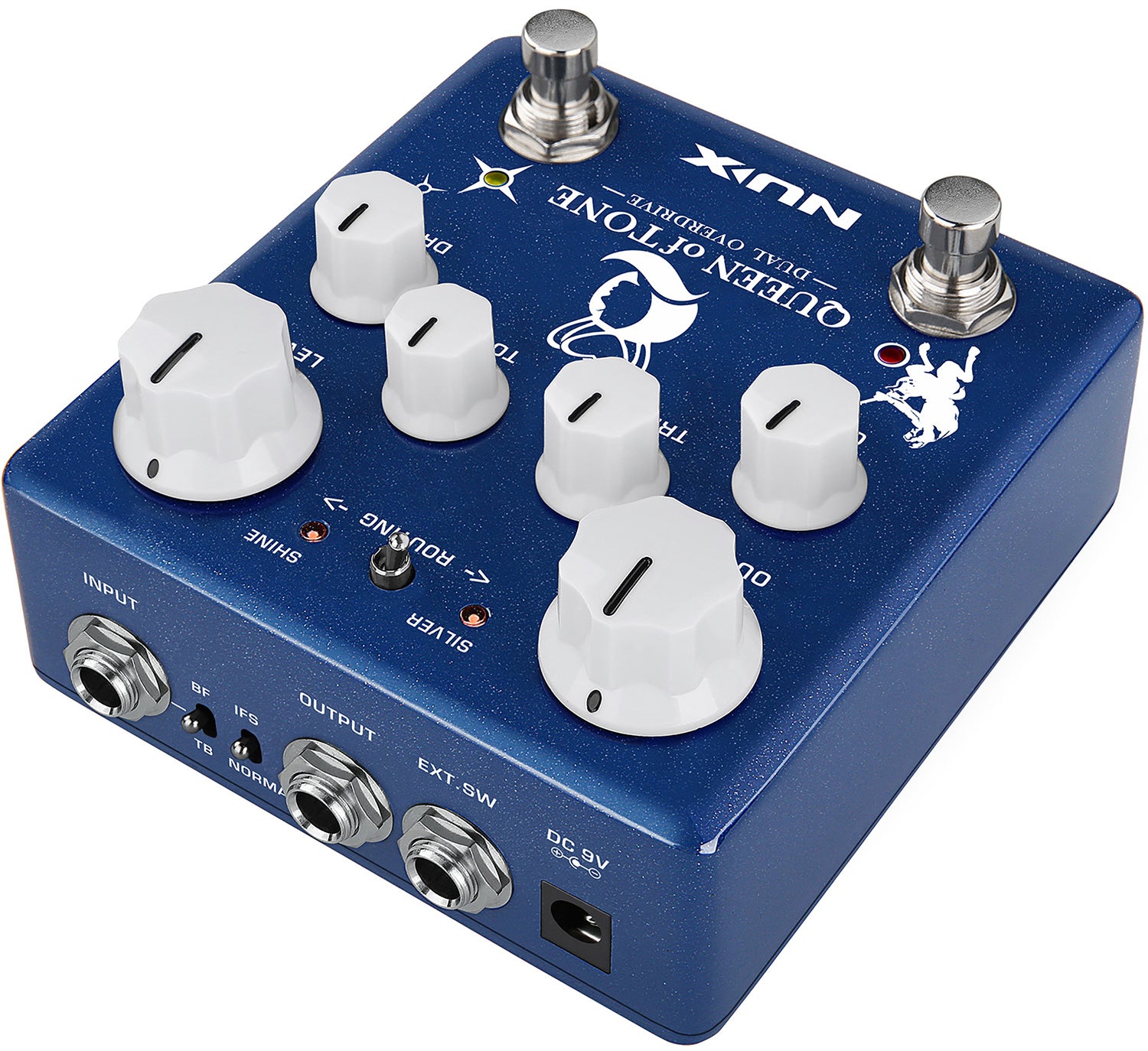 NU-X Queen of Tone Dual Overdrive Pedal - view 5