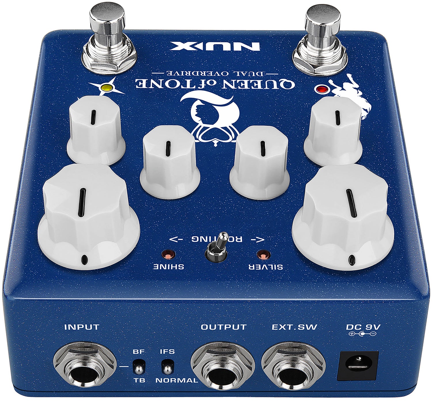 NU-X Queen of Tone Dual Overdrive Pedal - view 3