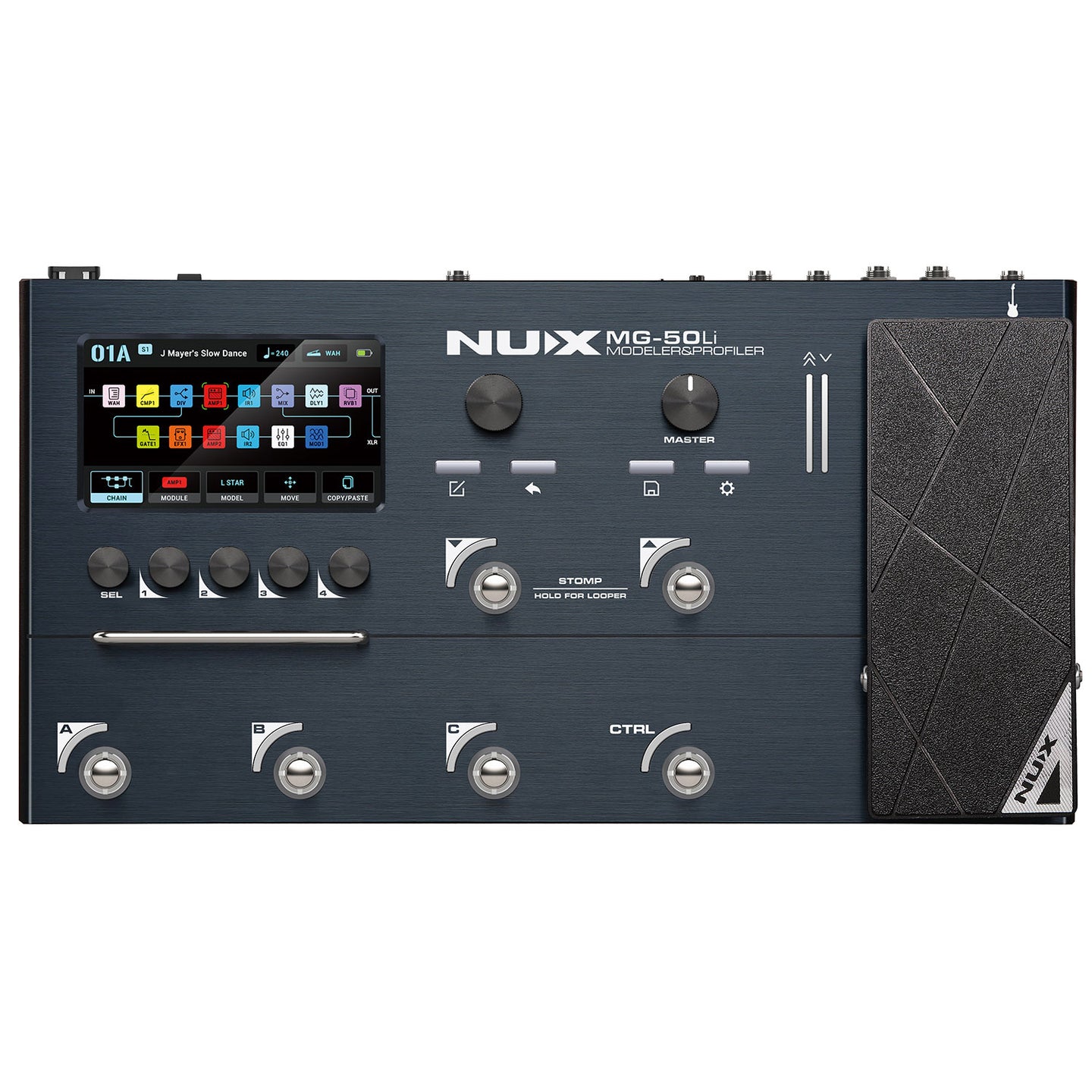 NU-X MG-50li Guitar Multi-FX Dark Blue