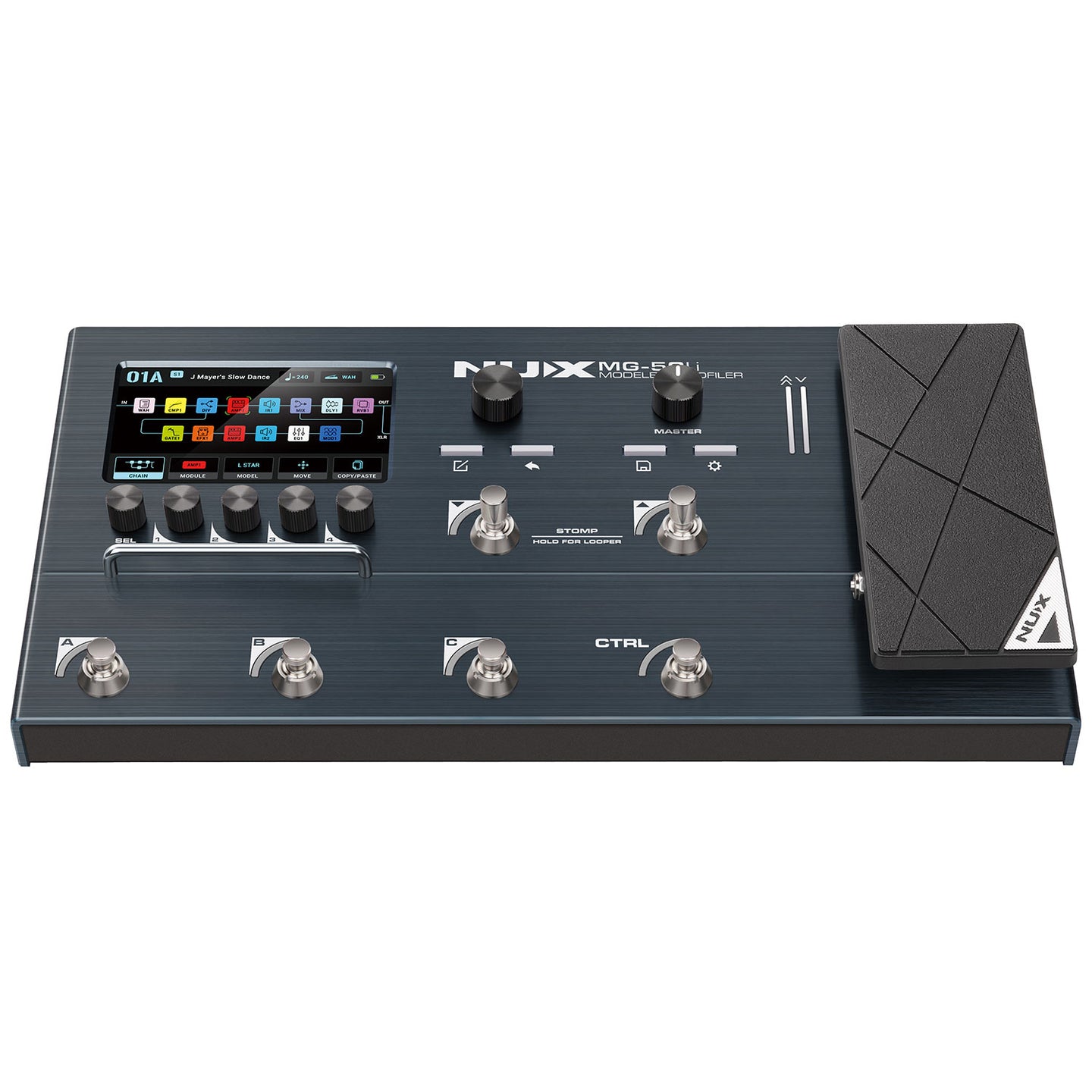 NU-X MG-50li Guitar Multi-FX Dark Blue - view 4