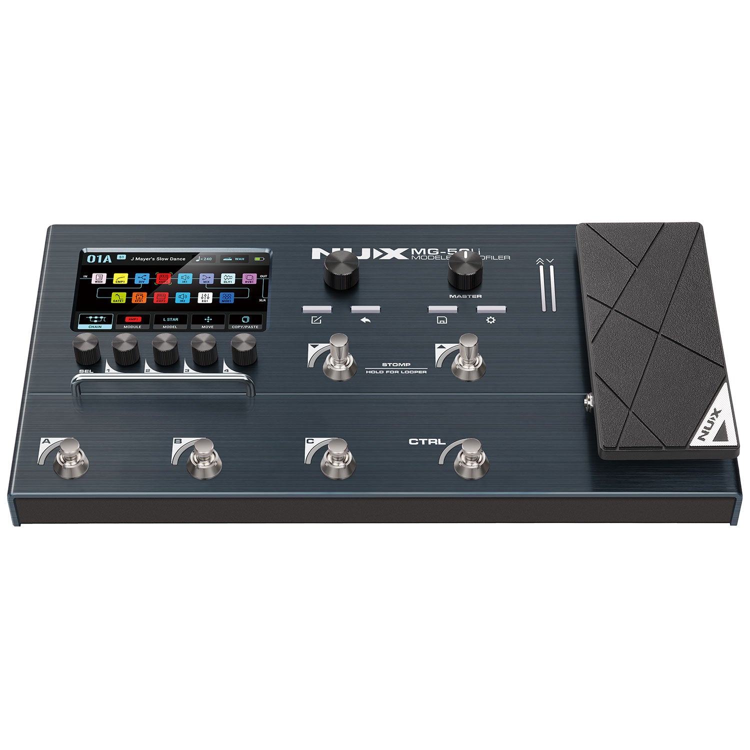 NU-X MG-50li Guitar Multi-FX Dark Blue - view 4