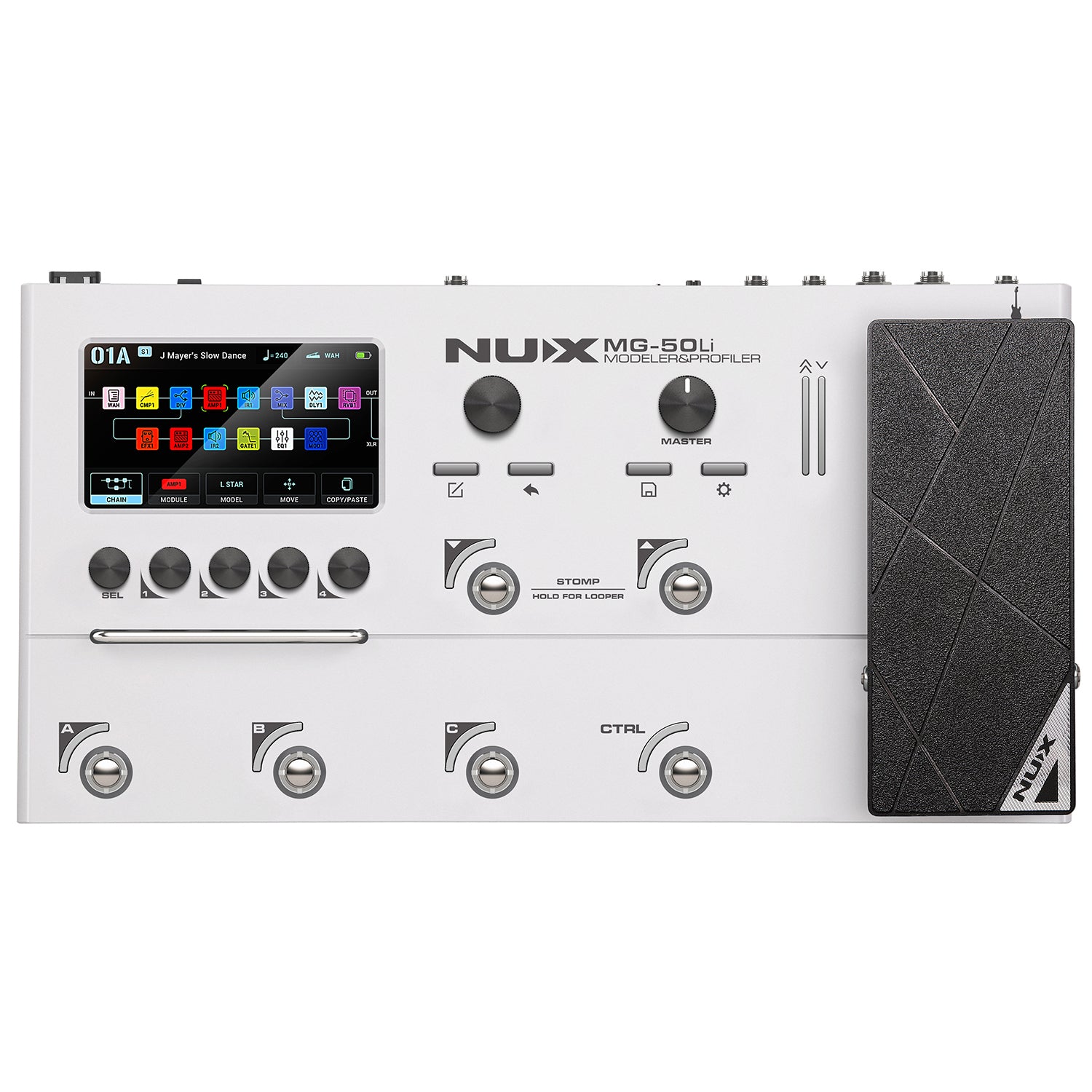 NU-X MG-50li Guitar Multi-FX White